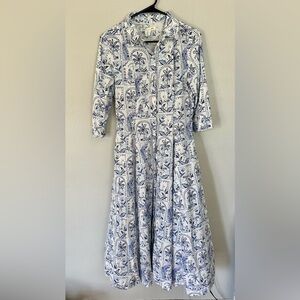 C&C California Maxi linen dress